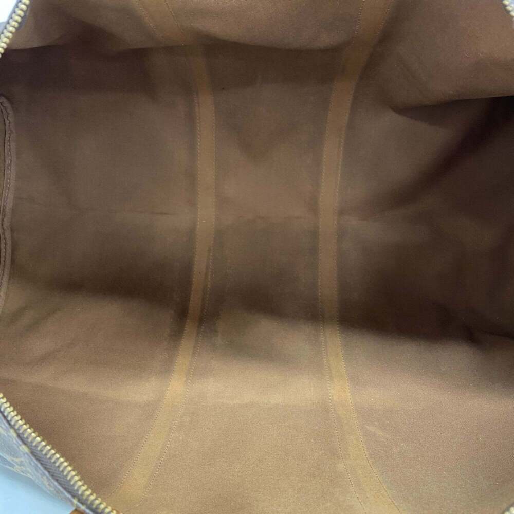 LOUIS VUITTON Brown Monogram Keepall 60 Boston Bag - Picture 4 of 11